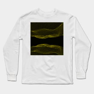 yellow wire grid Long Sleeve T-Shirt